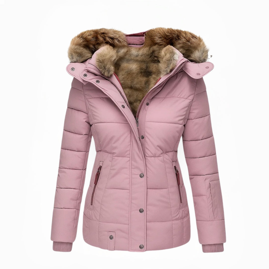 Aniek | Warm Winter Coat with Soft Fur Lining