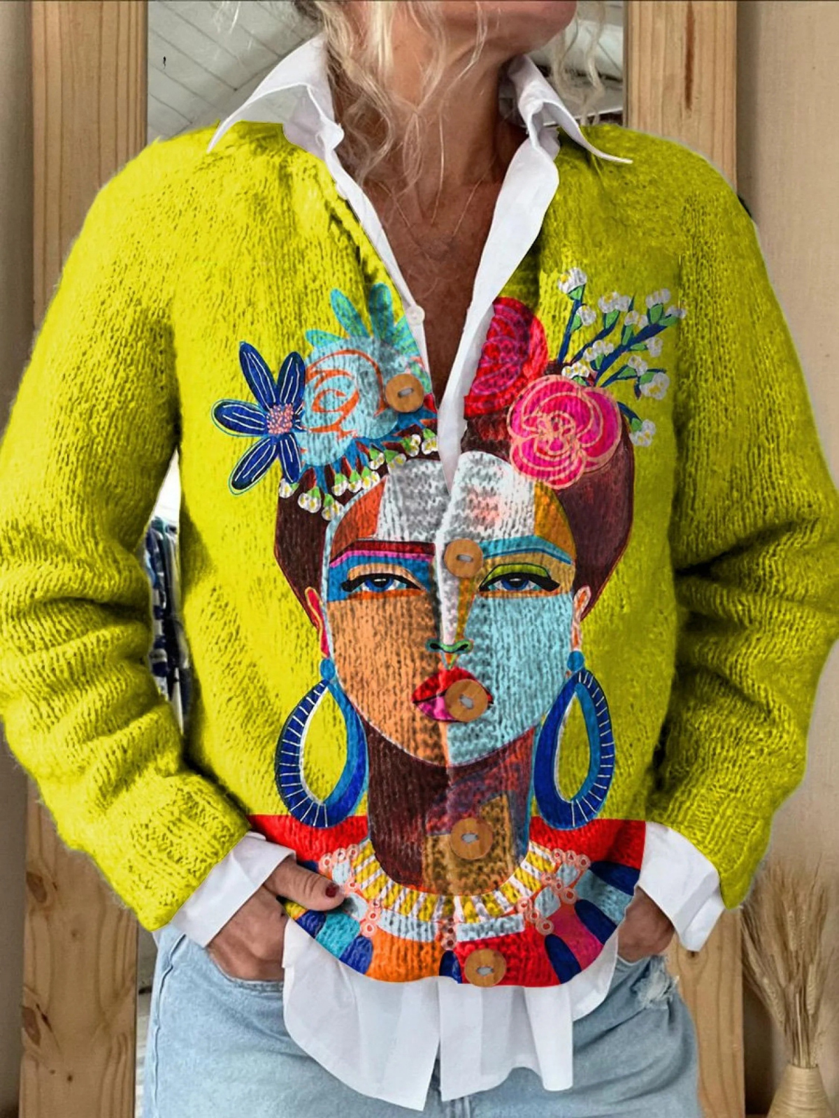 Freda Portrait Cardigan