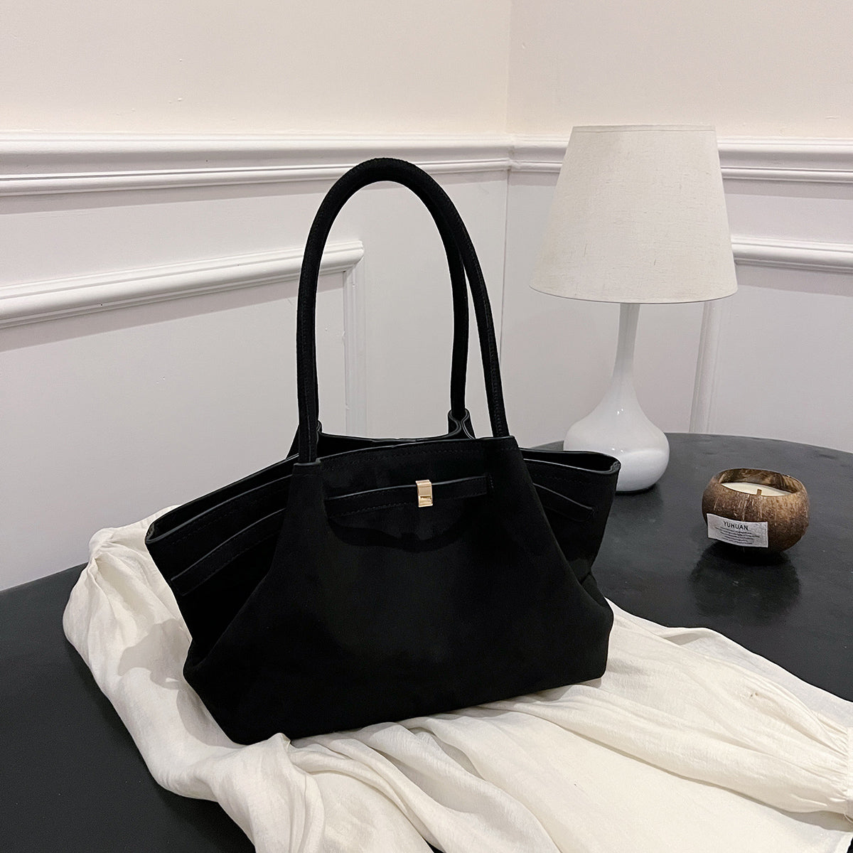Novaya | Eleanor Suede Bag