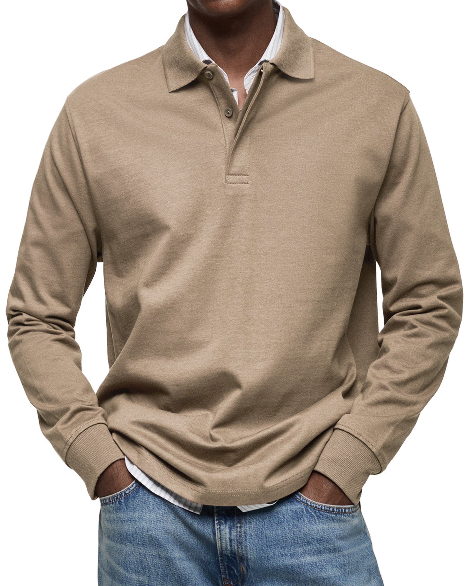 Novaya | Marcus Long Sleeve Polo