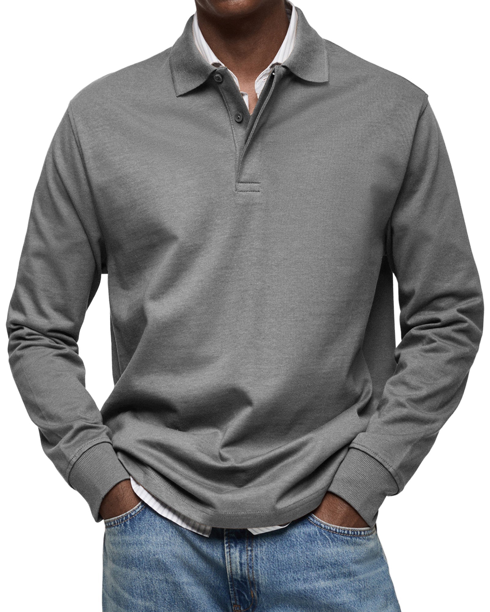 Novaya | Marcus Long Sleeve Polo