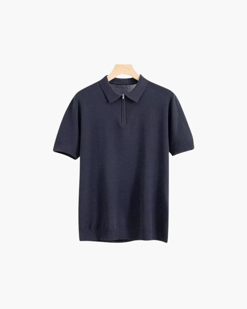 Novaya | Coastal Zip Polo