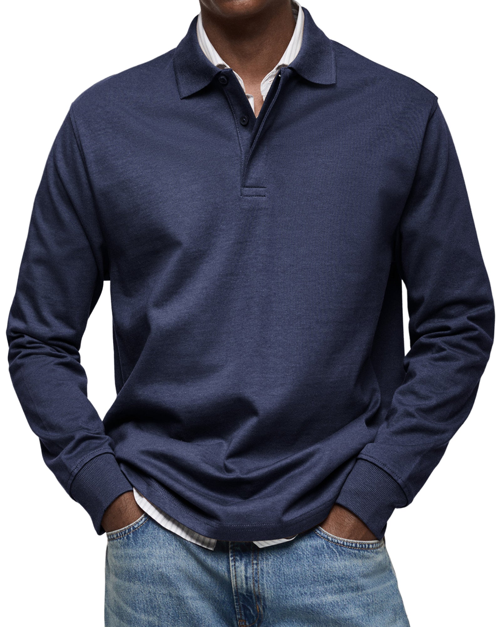 Novaya | Marcus Long Sleeve Polo