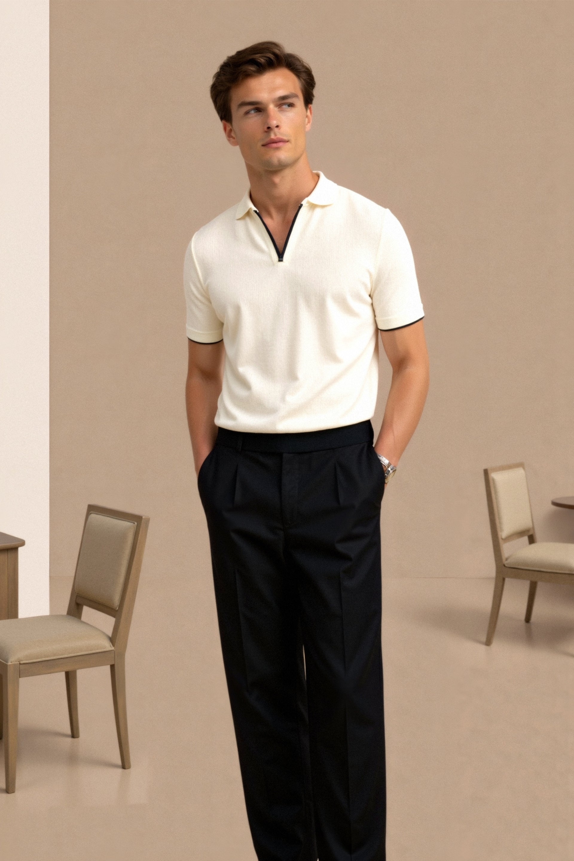 Novaya | Contrast Polo