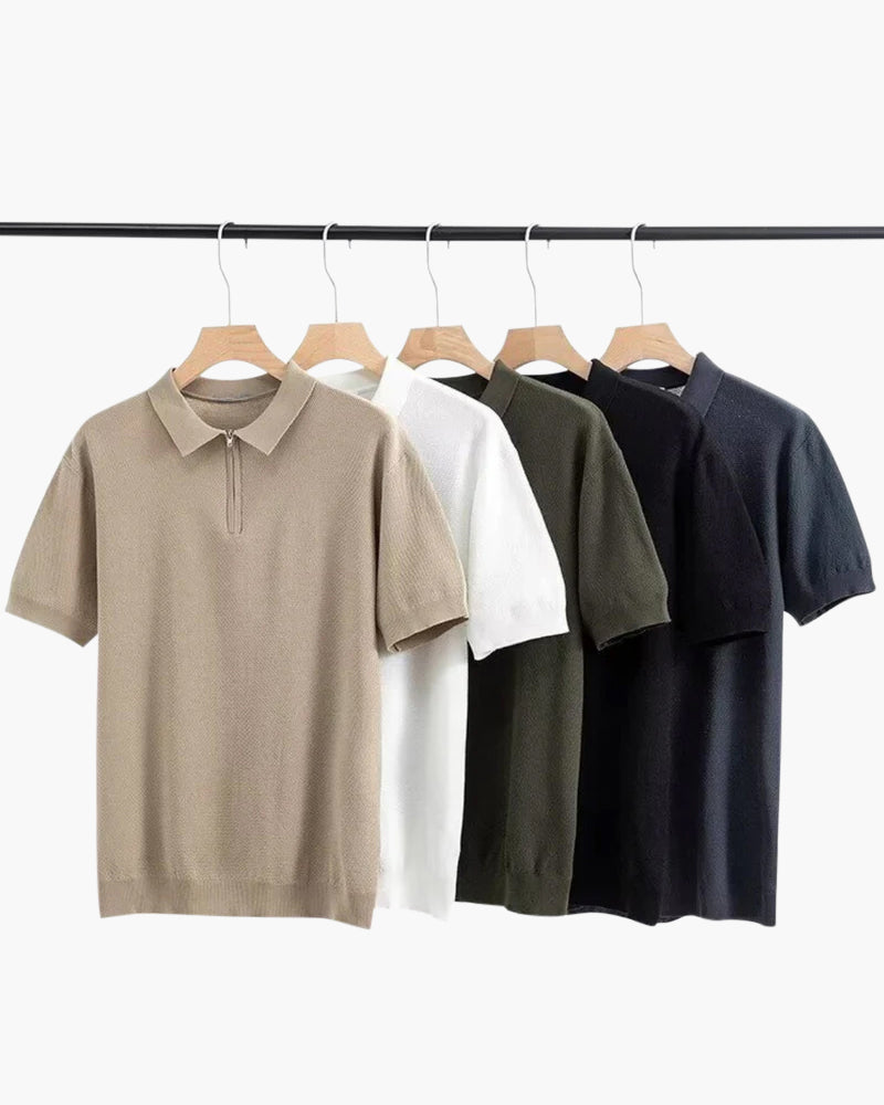 Novaya | Coastal Zip Polo