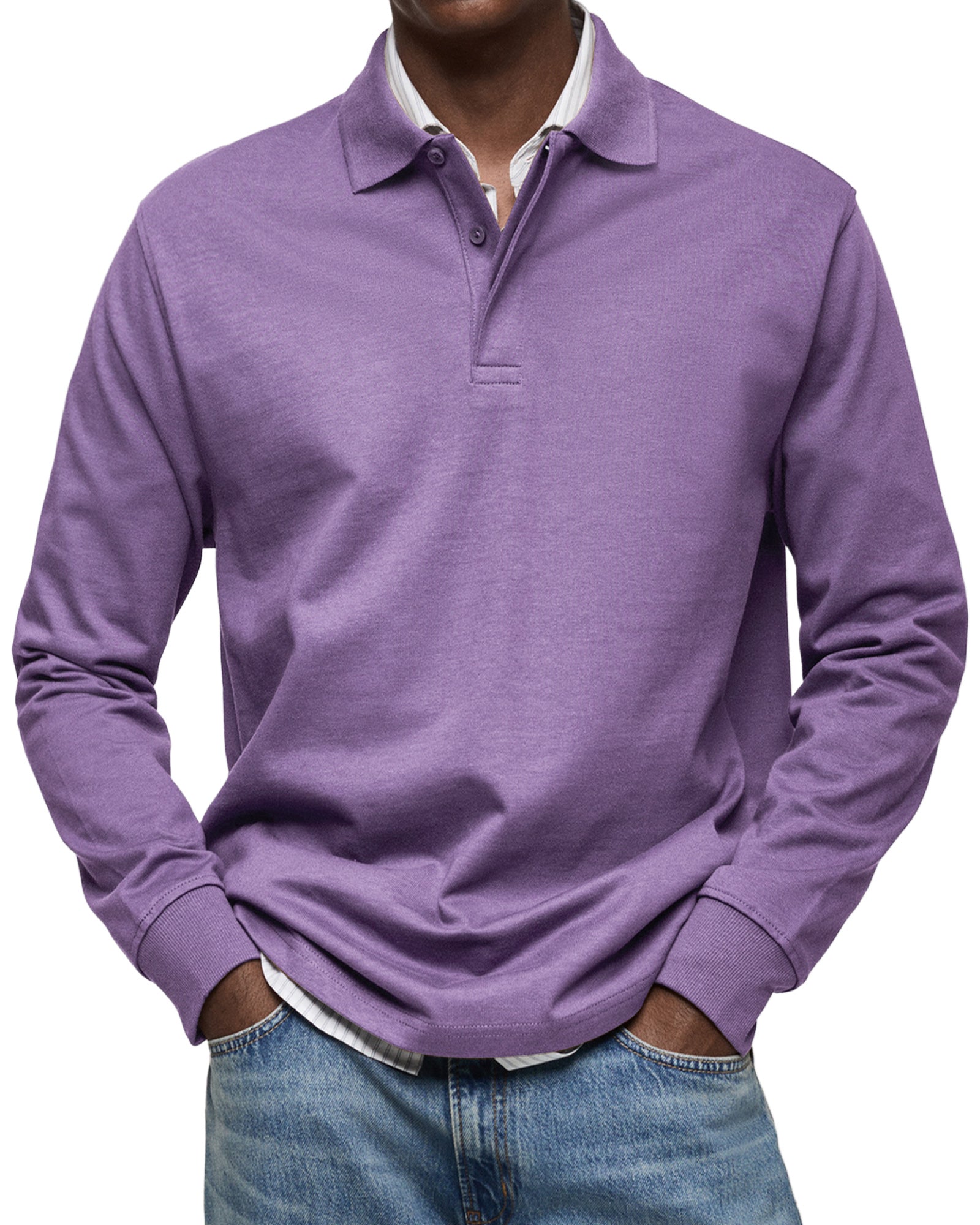Novaya | Marcus Long Sleeve Polo