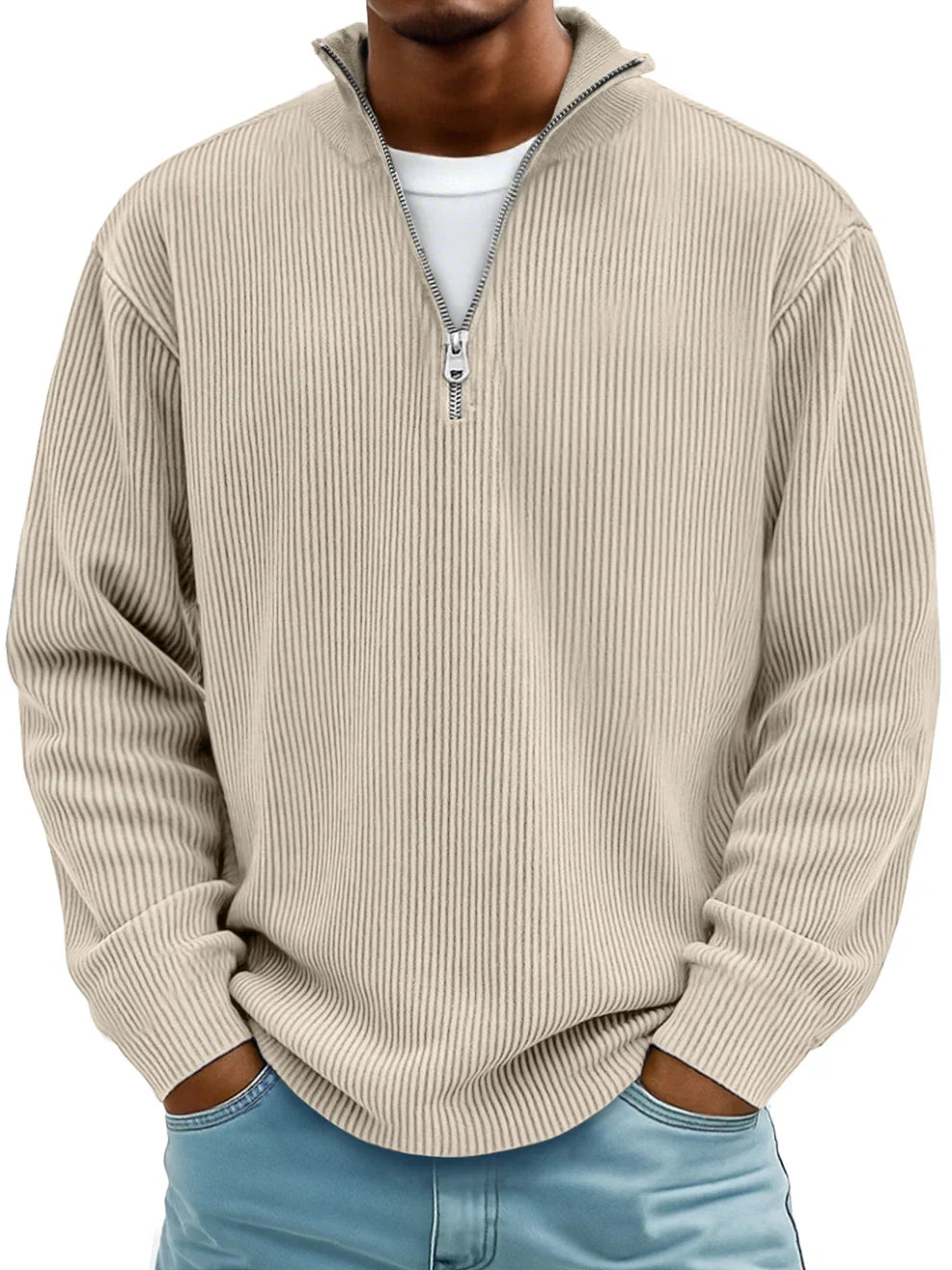 Novaya | Oliver Half-Zip Sweater