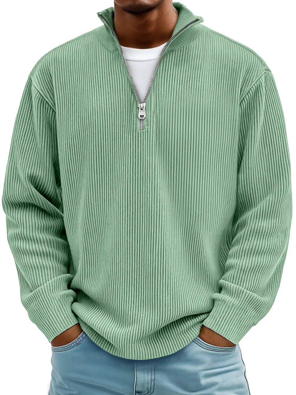 Novaya | Oliver Half-Zip Sweater