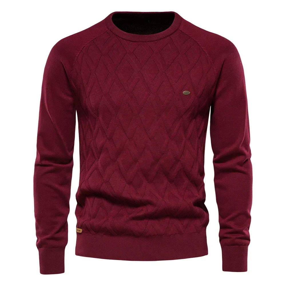 Lavenir™ | Men's Diamond Pattern Sweater