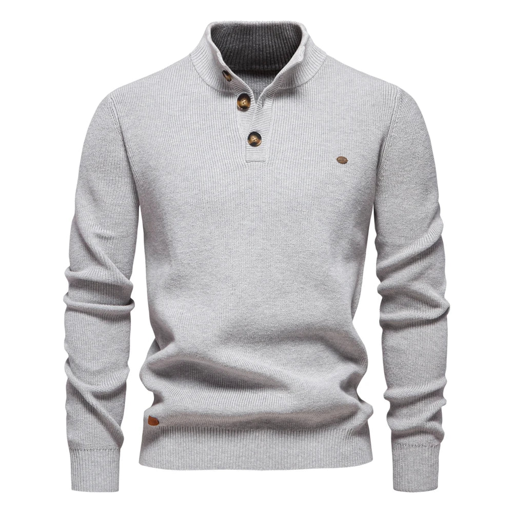 Miravo™ | Stylish Men's Sweater with Button Design