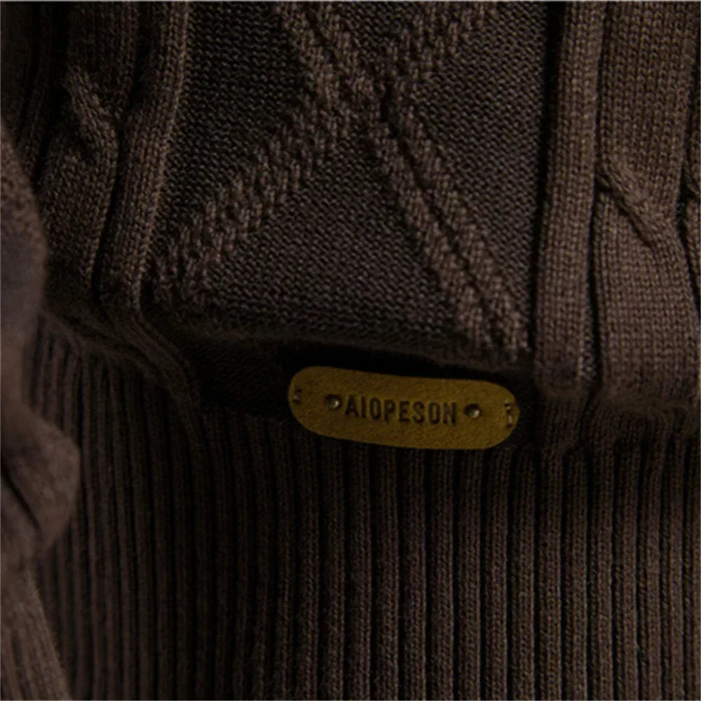 Bellivaro™ | Men's Cardigan with Button Placket