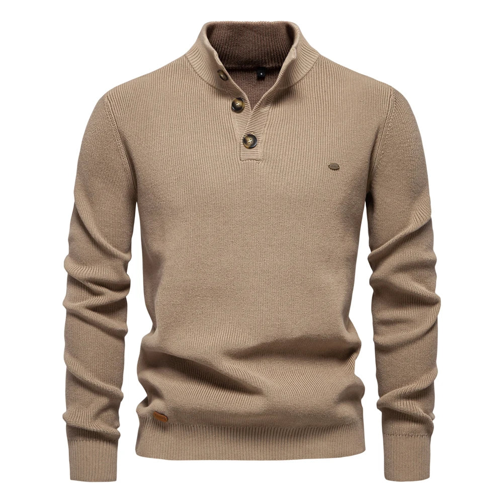 Miravo™ | Stylish Men's Sweater with Button Design