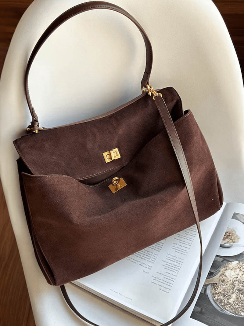 Novaya | Ciara Suede Bag