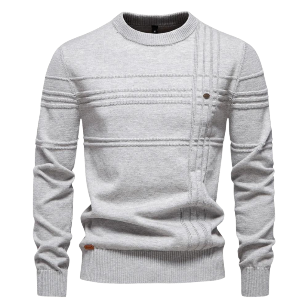 Thomas | Stylish Men's Pullover with Check Design
