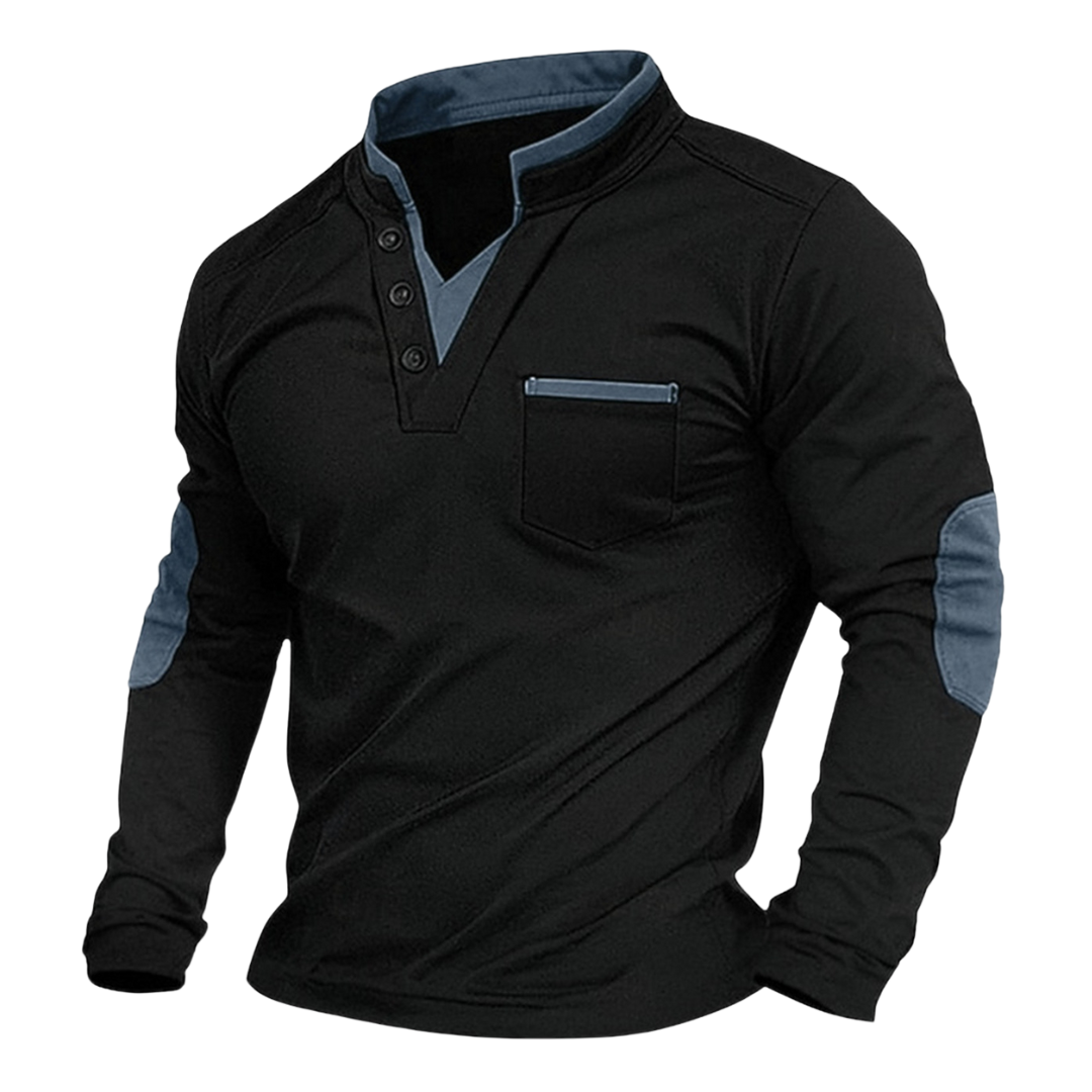 Novaya | Lucas V-Neck Sweatshirt
