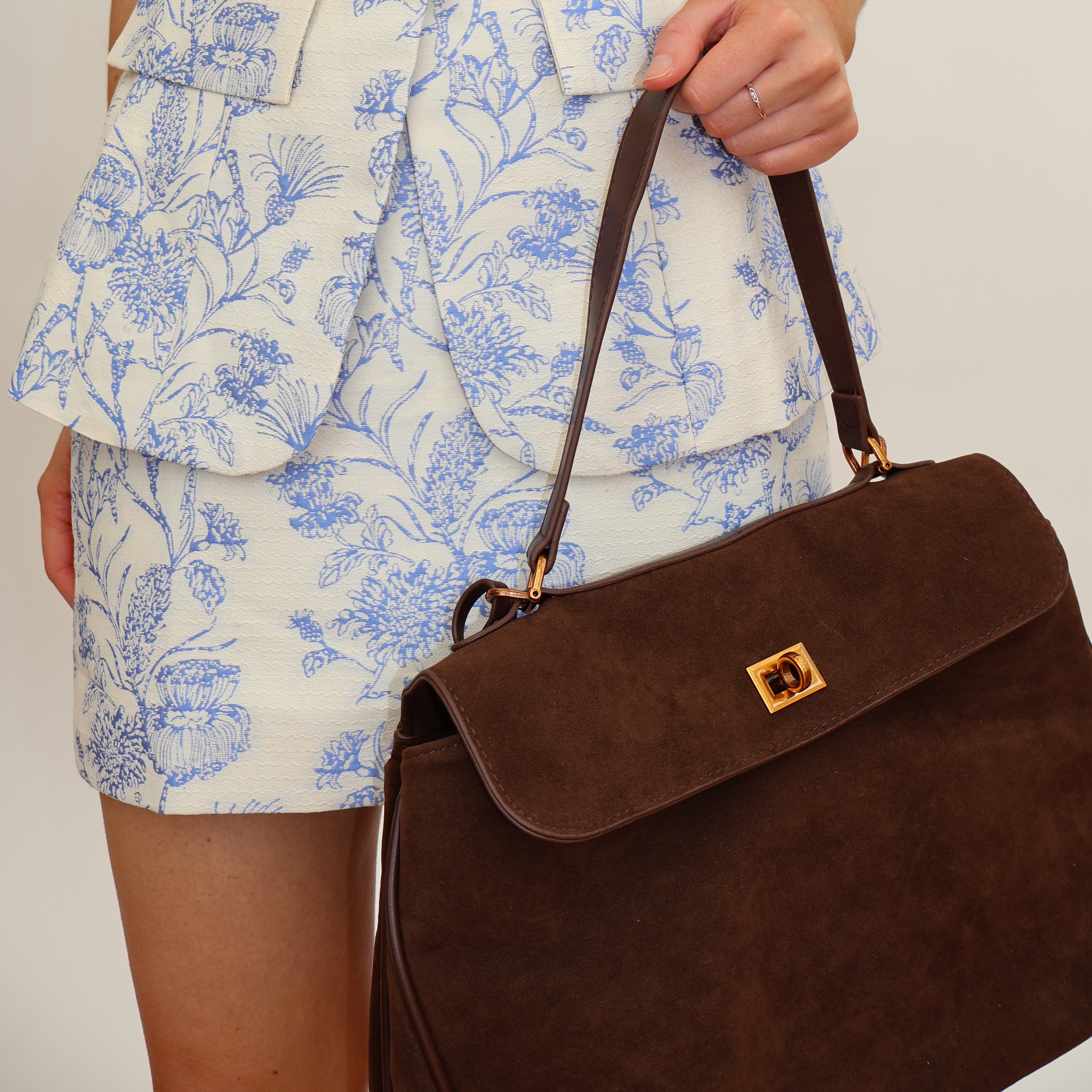 Novaya | Ciara Suede Bag