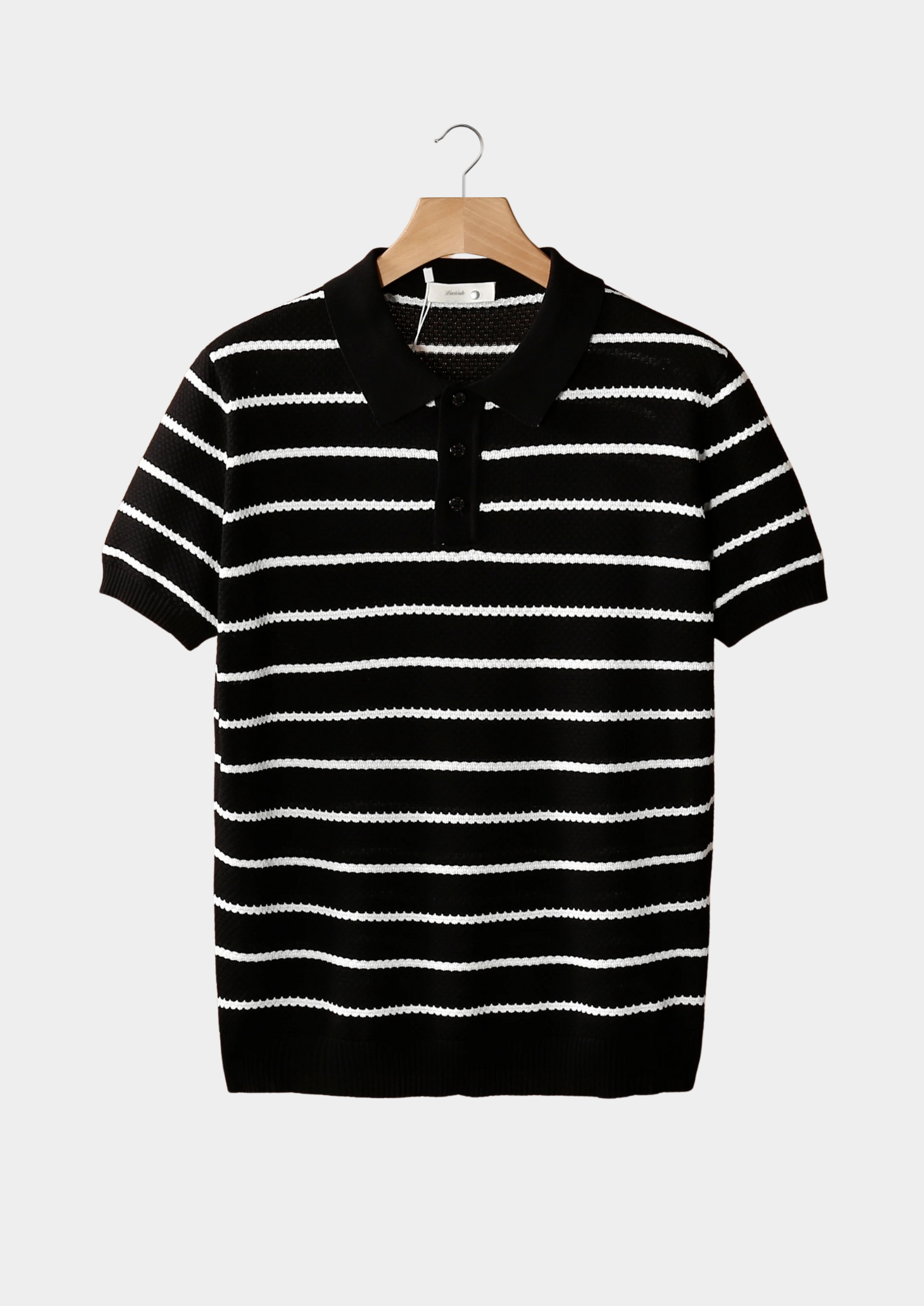 Novaya | Striped Button Polo