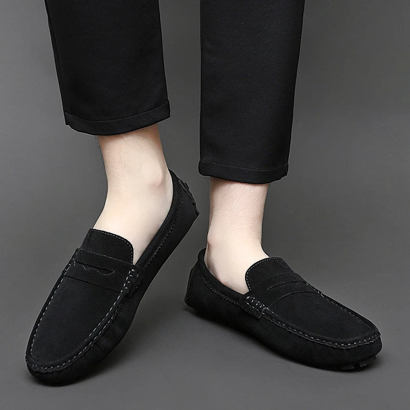 Novaya | Suede Loafers