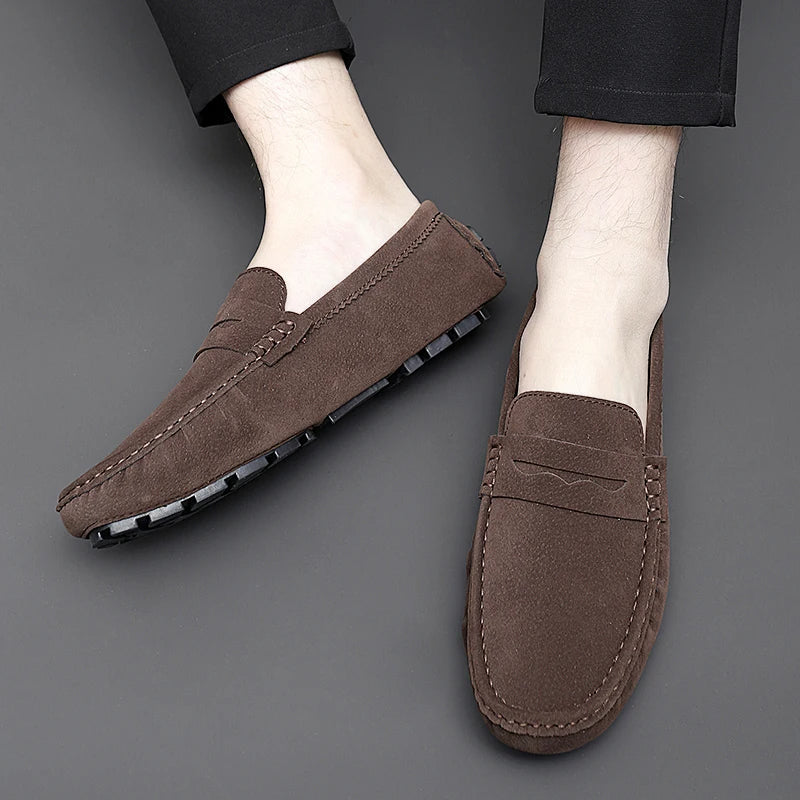 Novaya | Suede Loafers