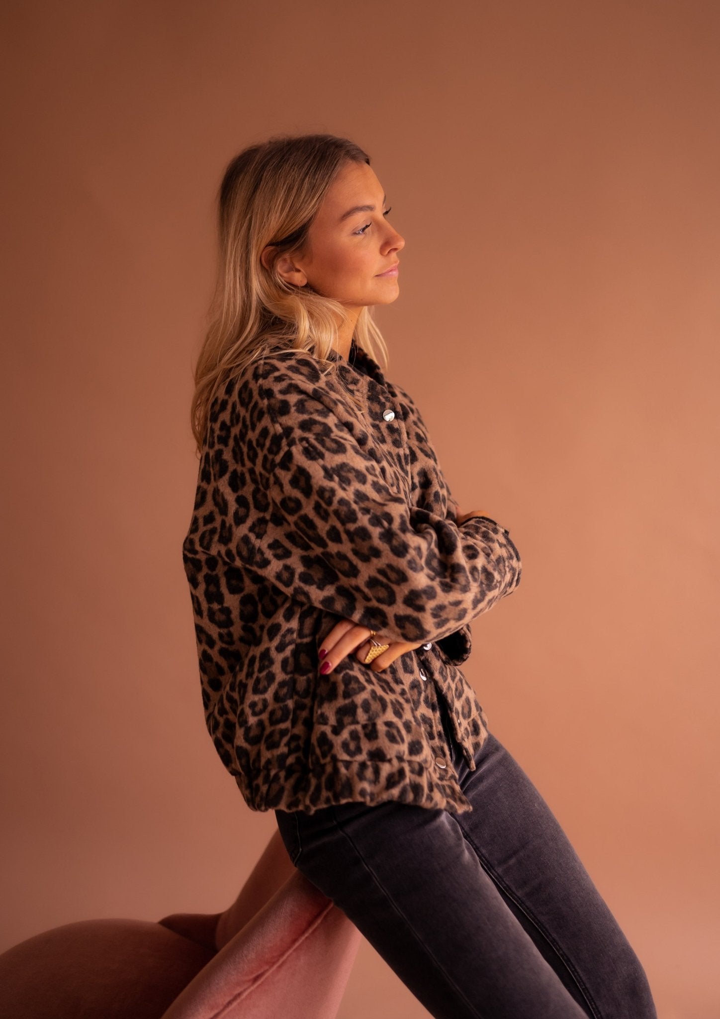 Novaya | Leopard Bomber Jacket