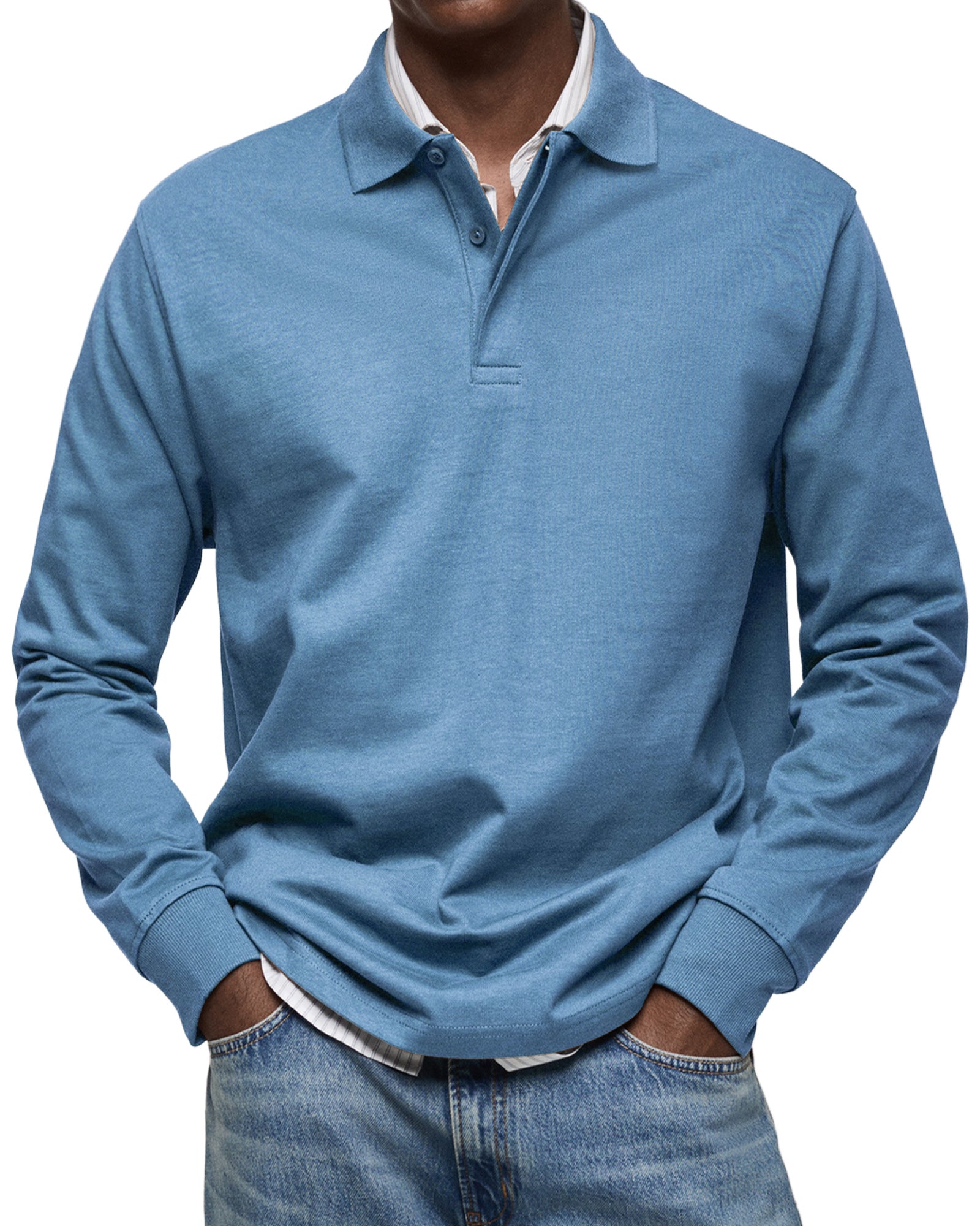 Novaya | Marcus Long Sleeve Polo