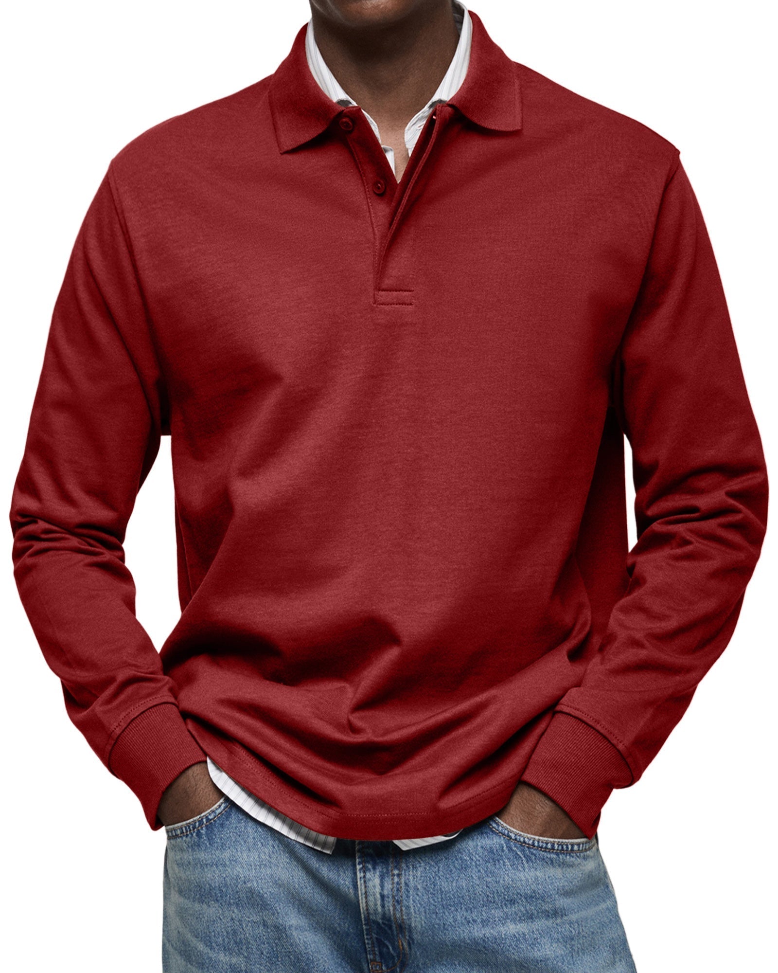Novaya | Marcus Long Sleeve Polo