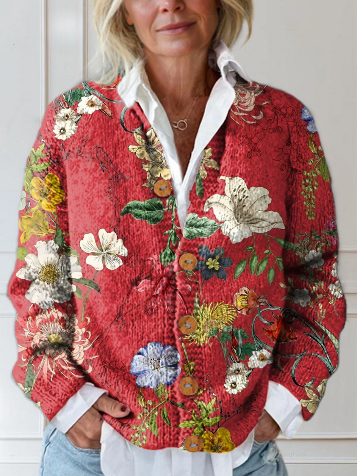 Vintage Floral Cardigan