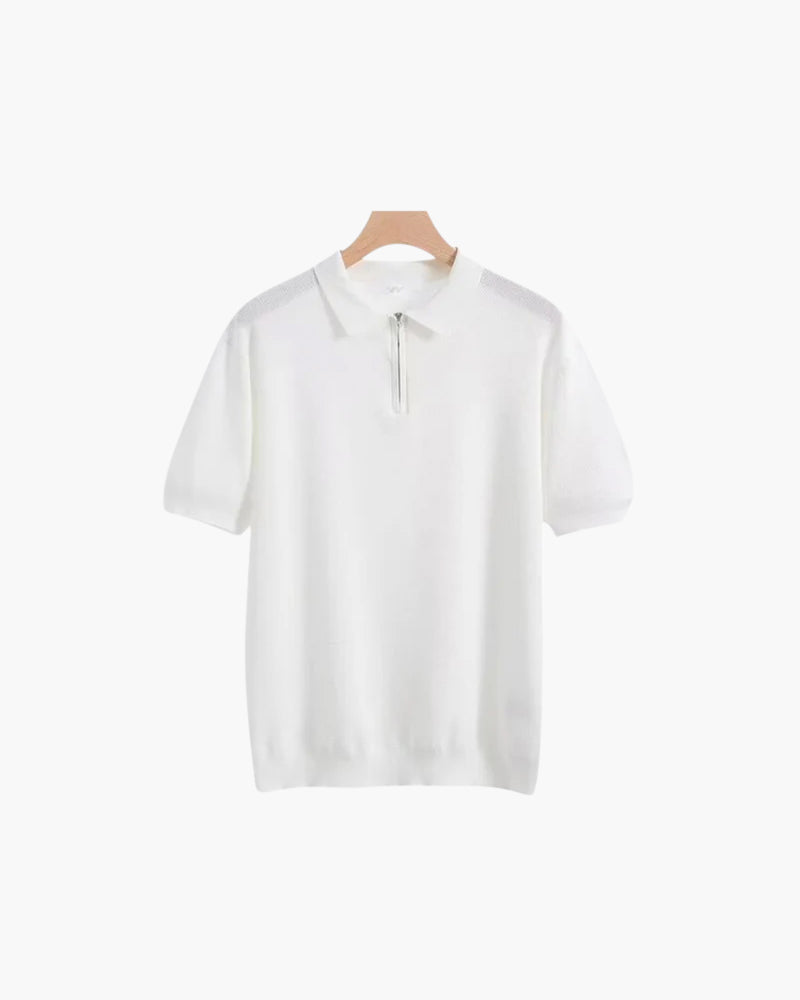 Novaya | Coastal Zip Polo