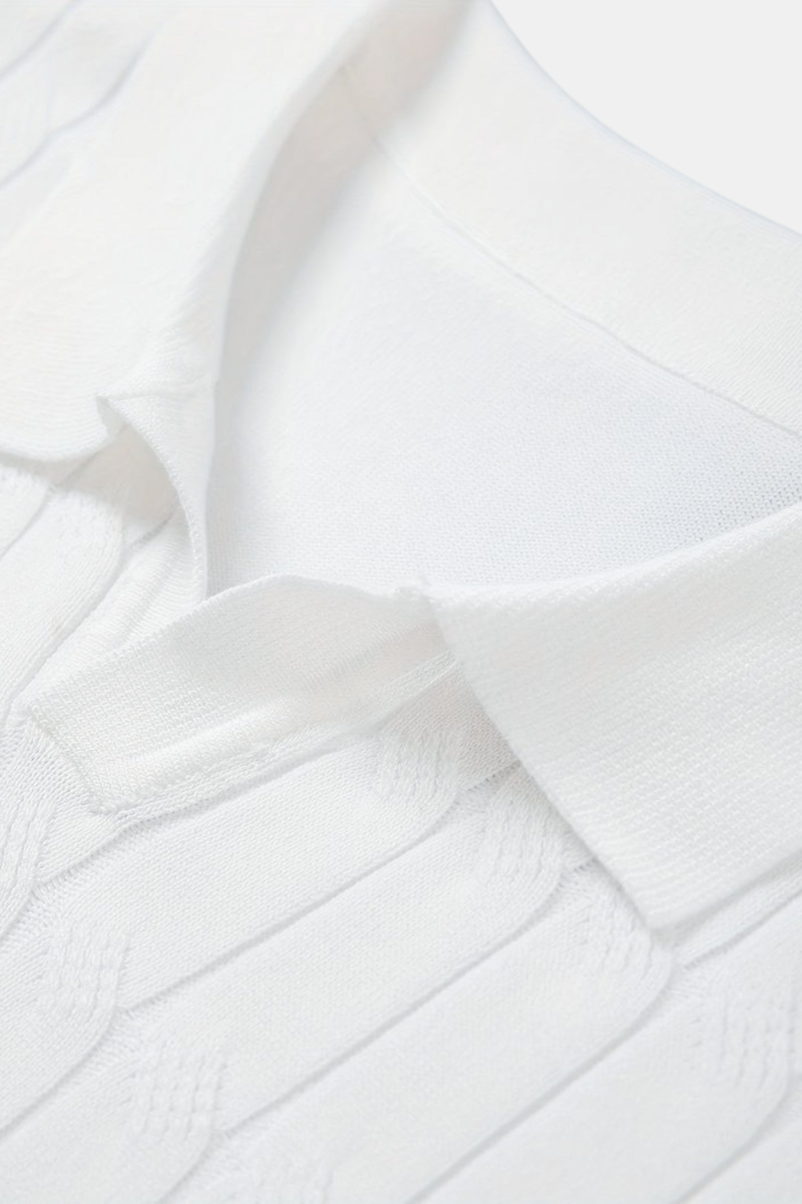 Novaya | Cable Knit Polo