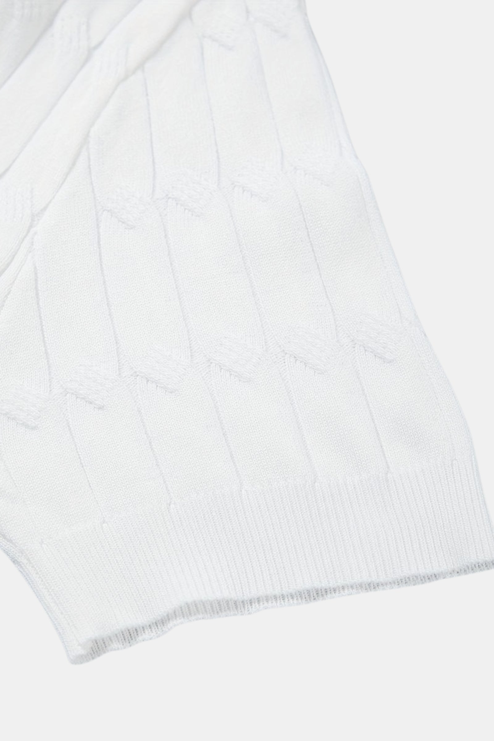 Novaya | Cable Knit Polo