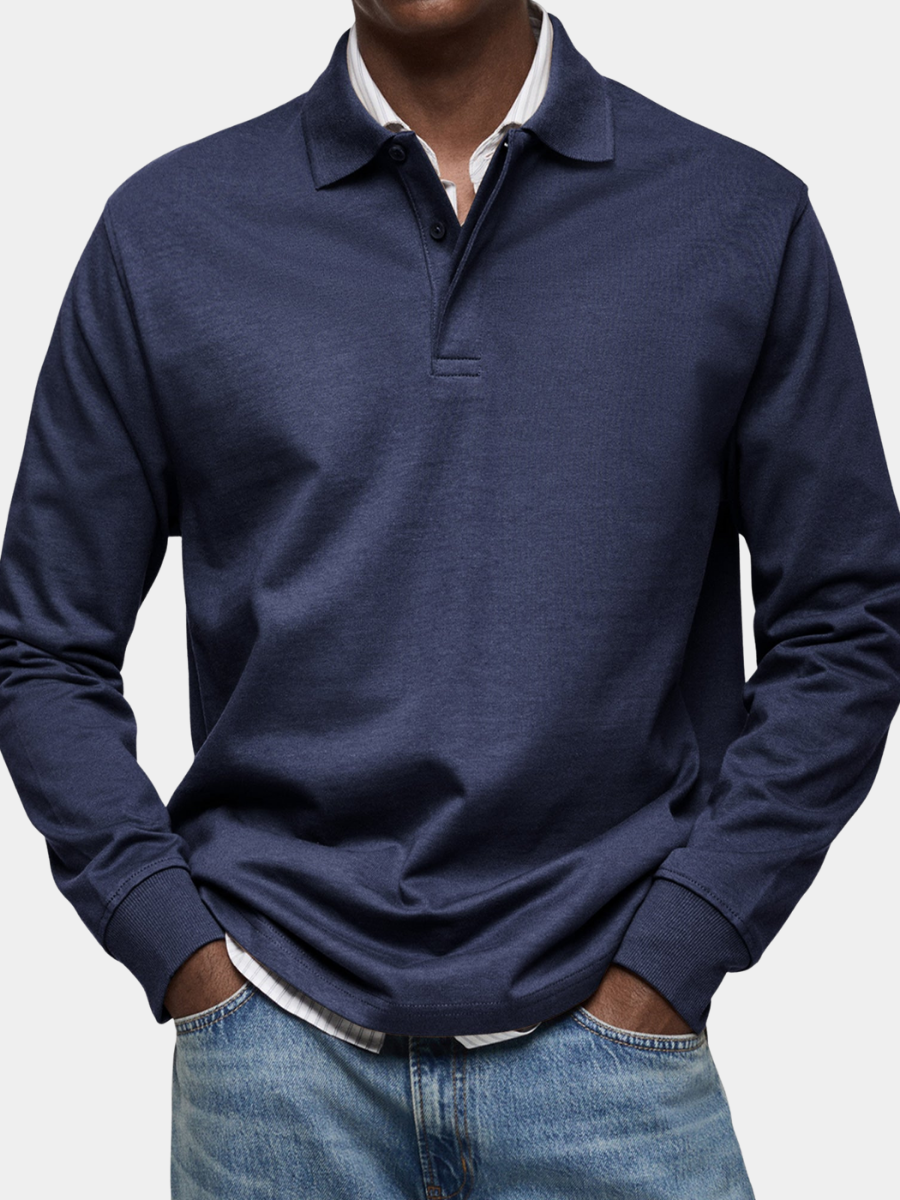 Novaya | Marcus Long Sleeve Polo