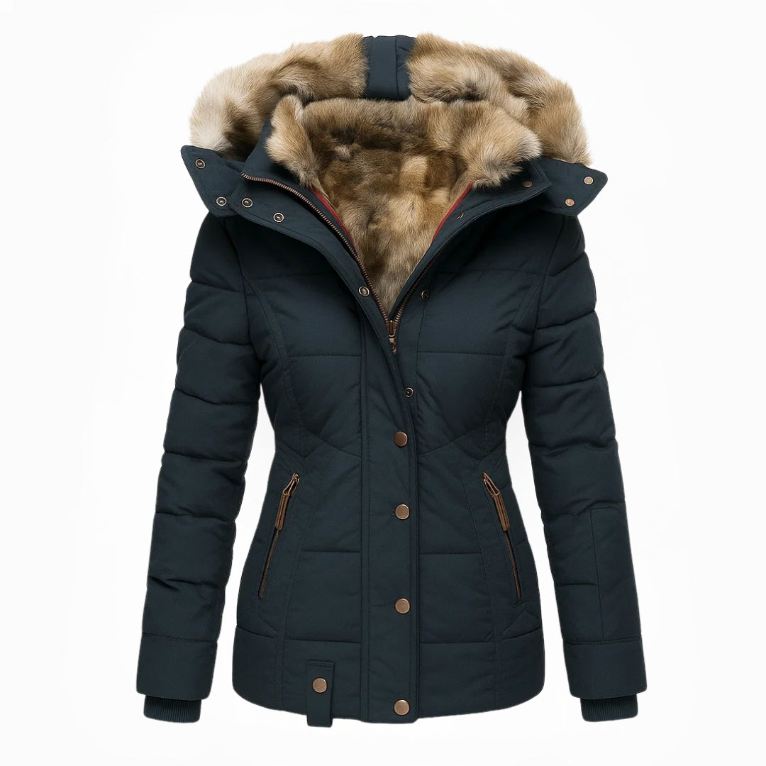 Aniek | Warm Winter Coat with Soft Fur Lining