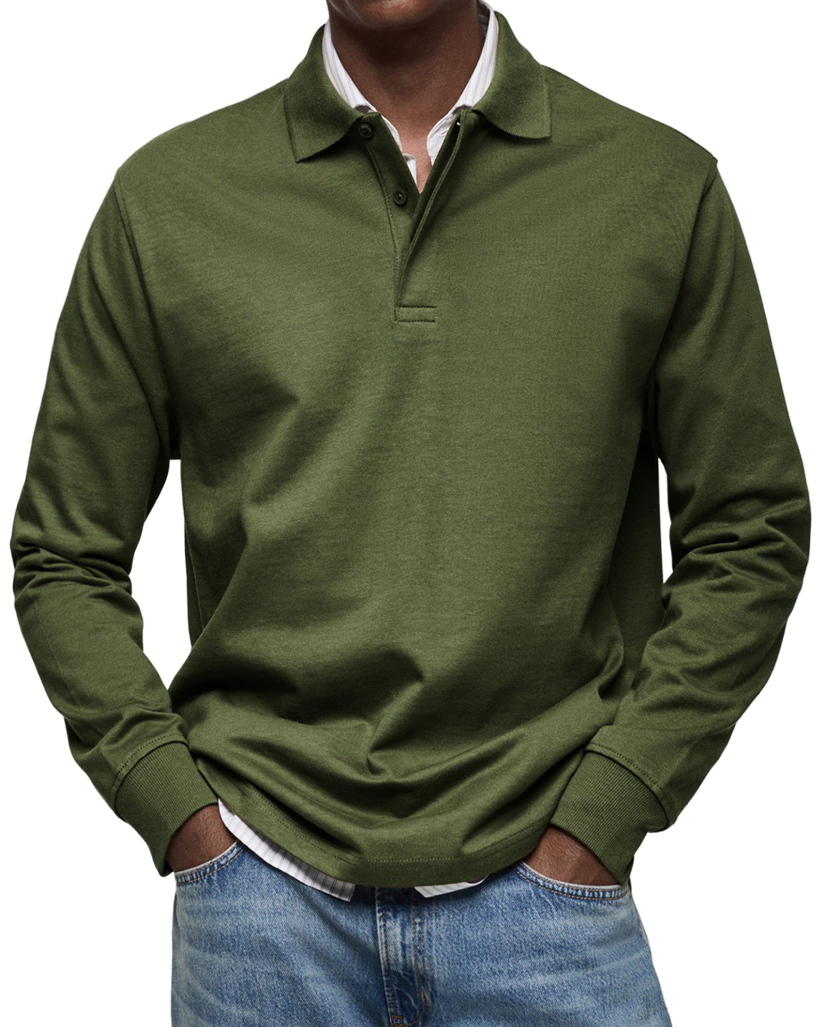 Novaya | Marcus Long Sleeve Polo
