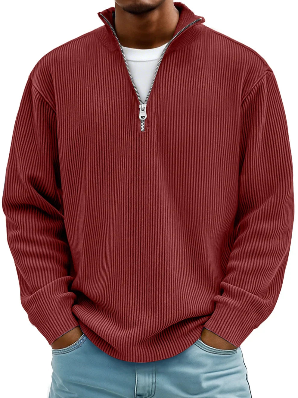 Novaya | Oliver Half-Zip Sweater