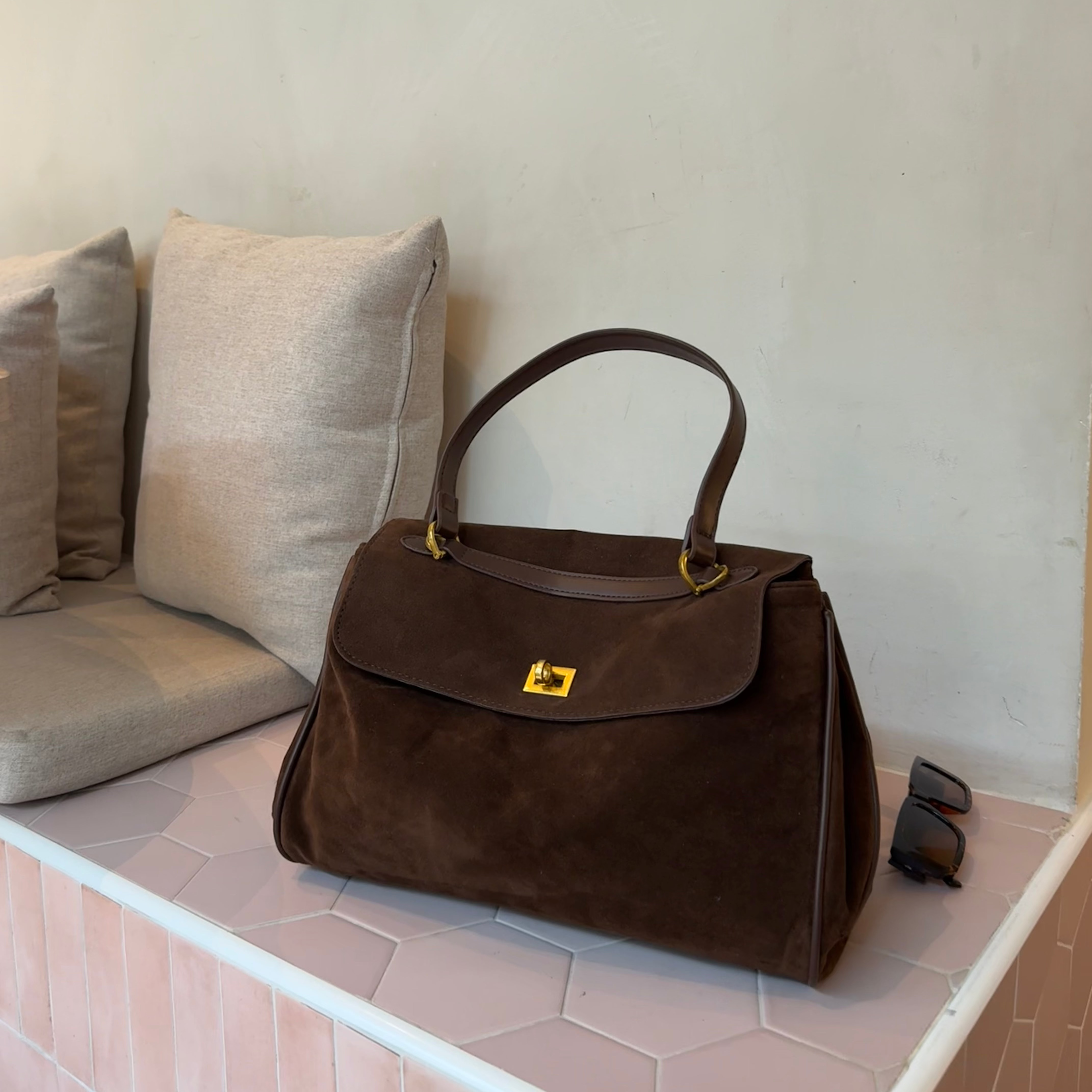 Novaya | Ciara Suede Bag