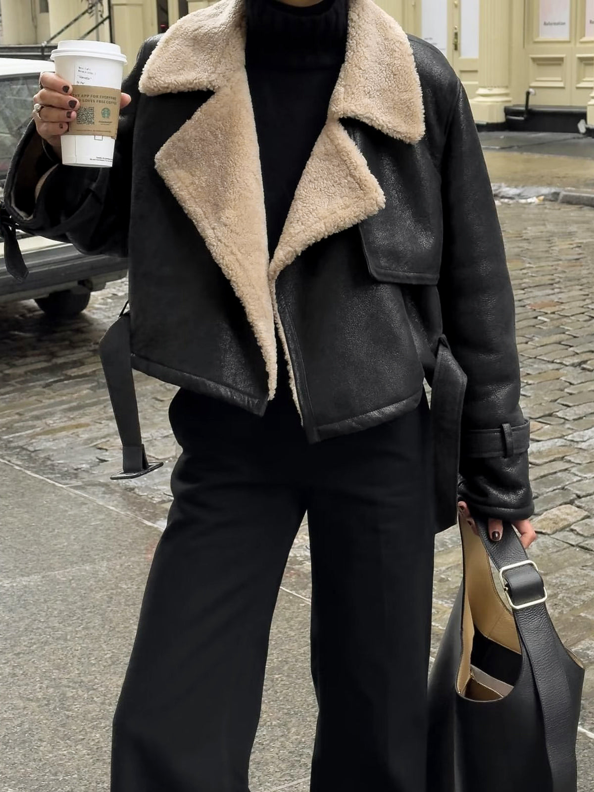 Novaya | Sherpa Bomber Jacket