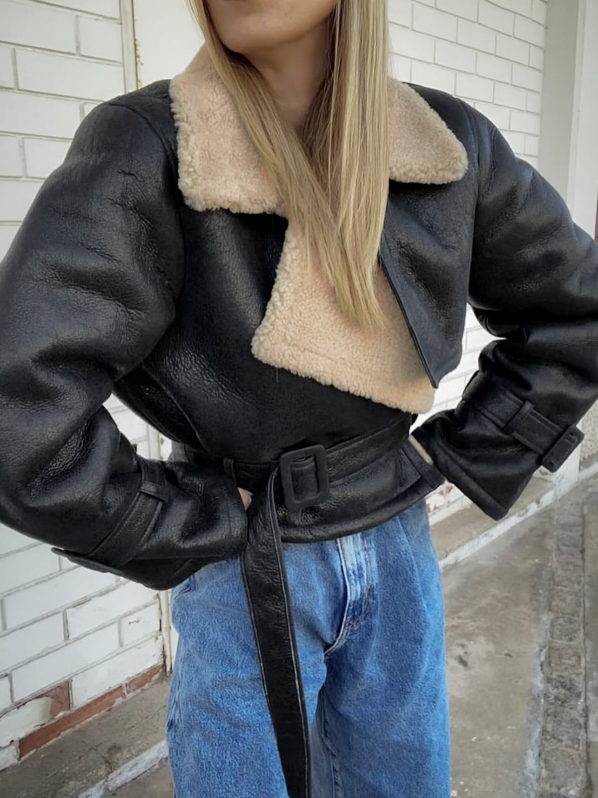 Novaya | Sherpa Bomber Jacket