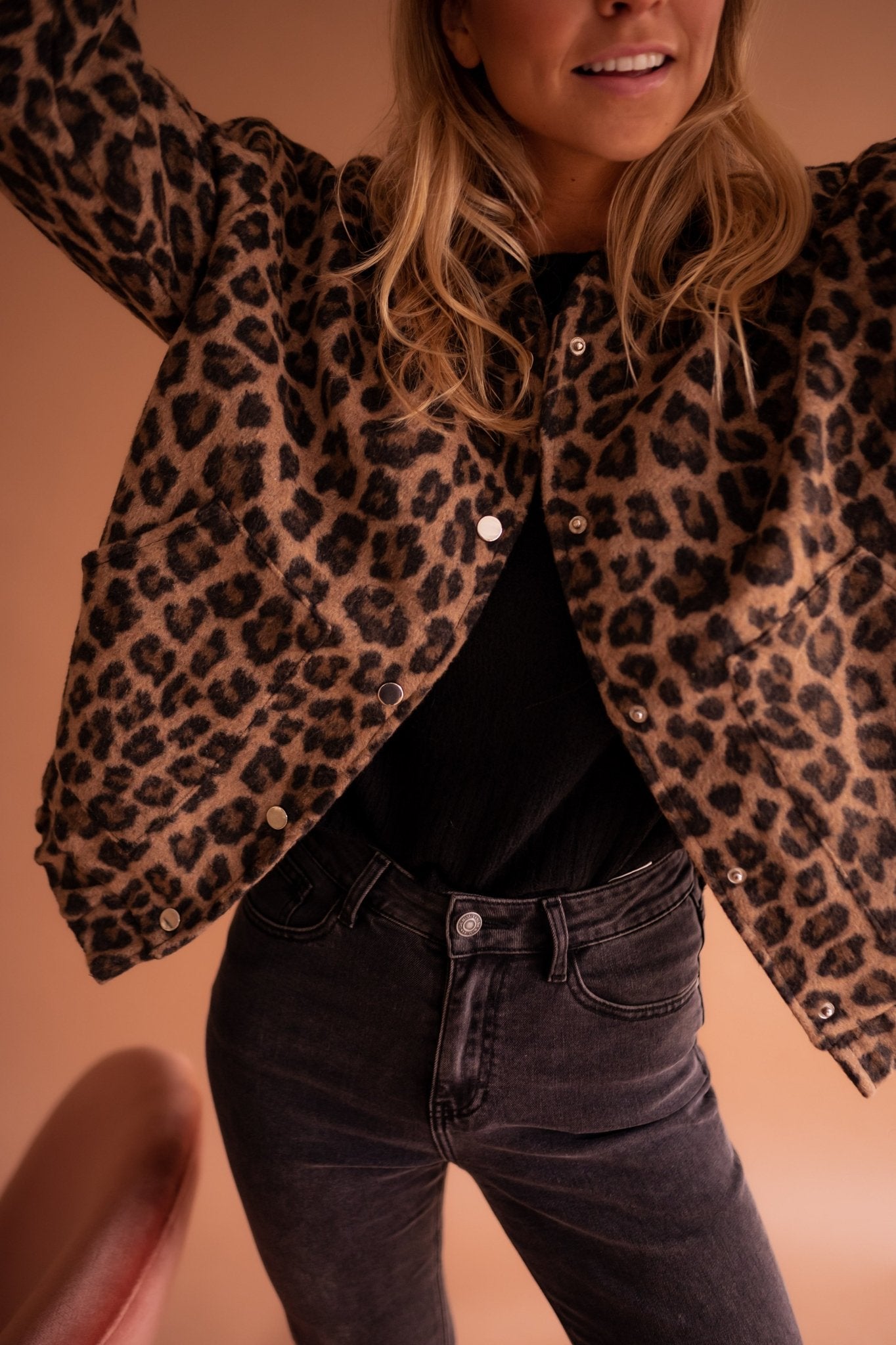 Novaya | Leopard Bomber Jacket