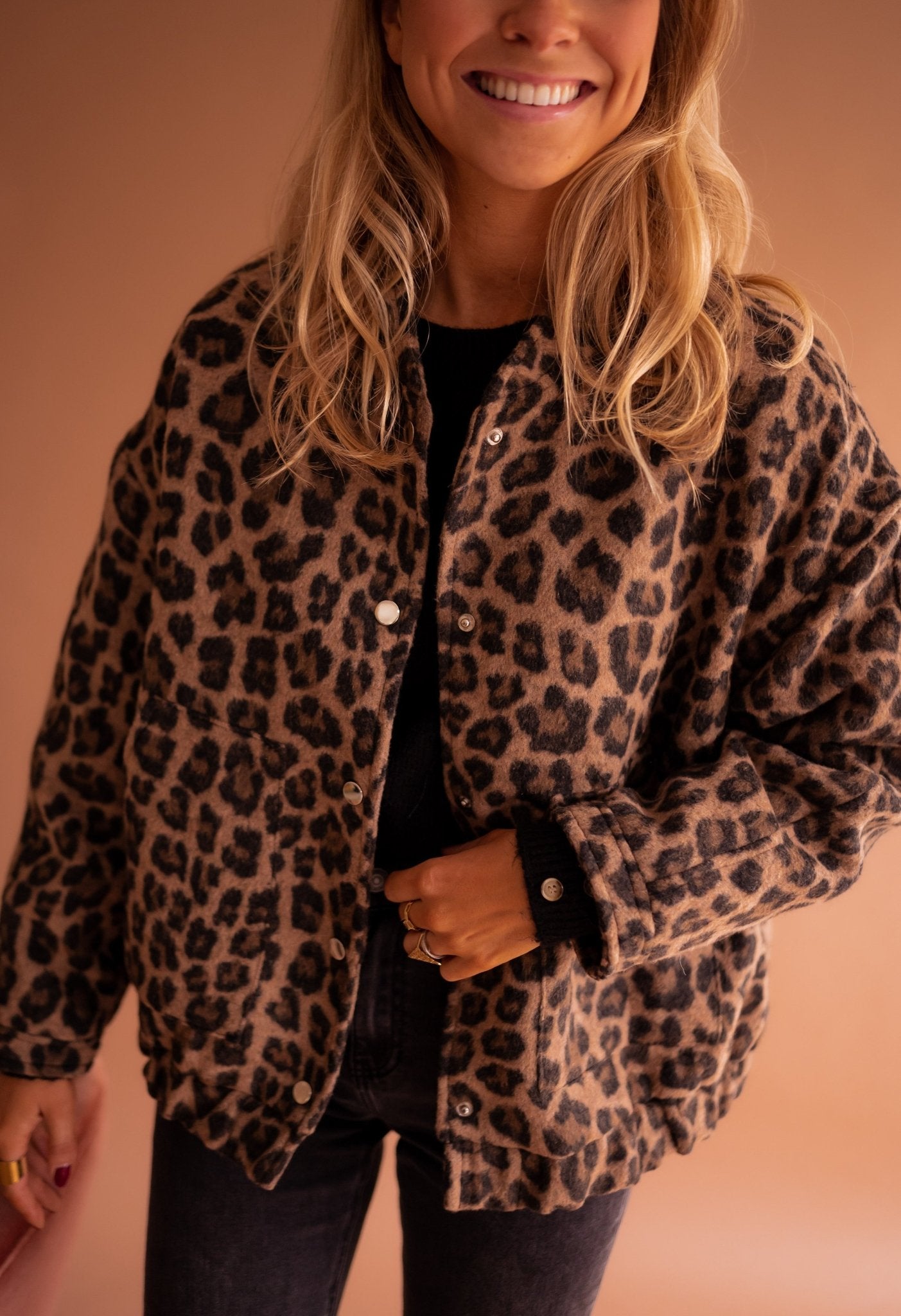 Novaya | Leopard Bomber Jacket
